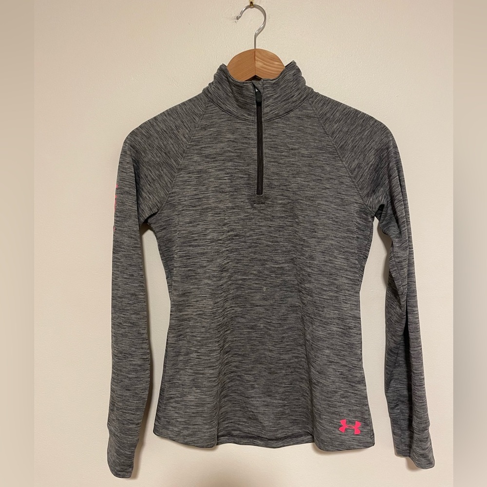 Under Armour Youth Large Loose Heatgear Quarter Zip